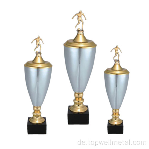 Custom Plated Gold with Silver Event Award Trophy